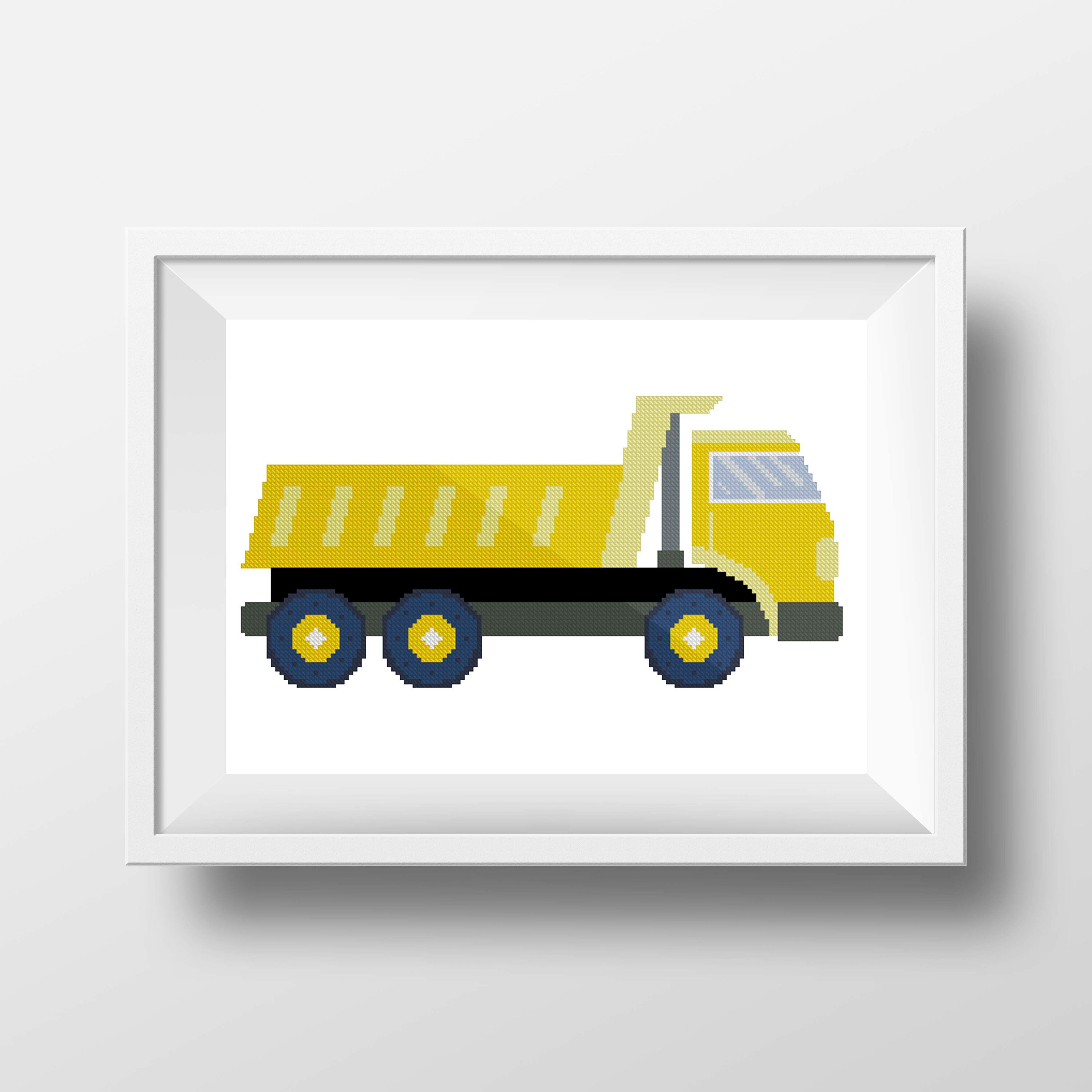 Construction machinery Dump truck Wheel loader Excavator | Etsy