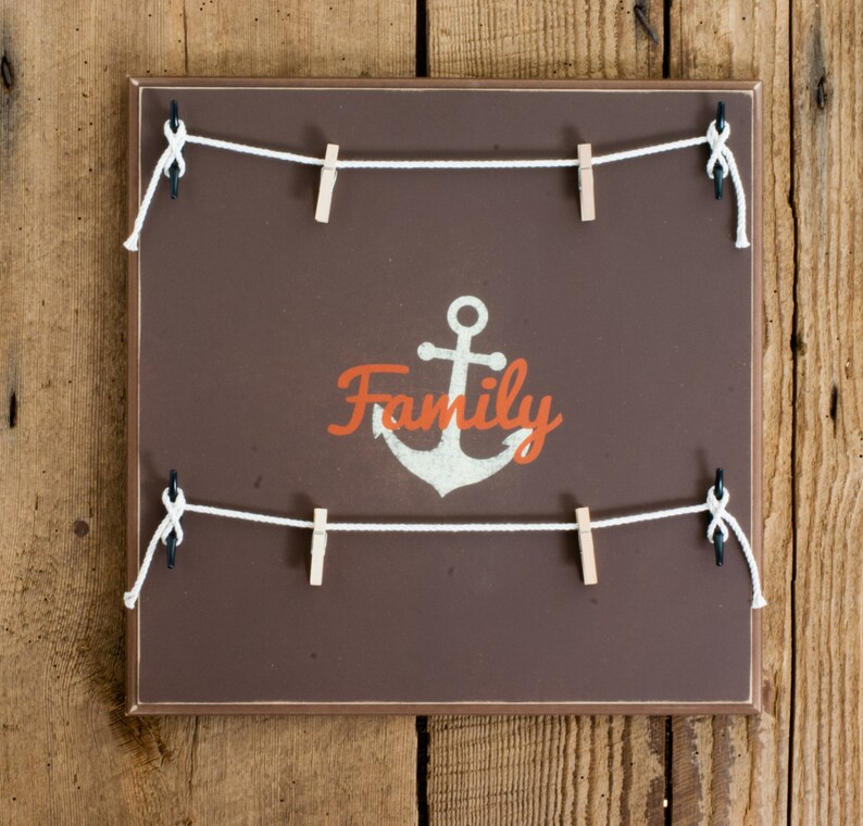 Family Anchor Picture Frame Multi Purpose Hanger Collage Etsy