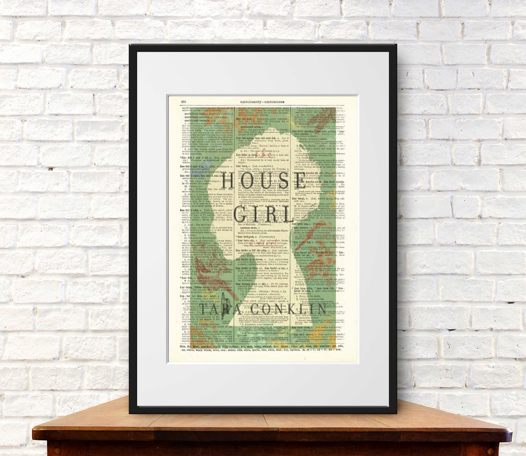 The House Girl by Tara Conklin. Book Cover Art Print Etsy