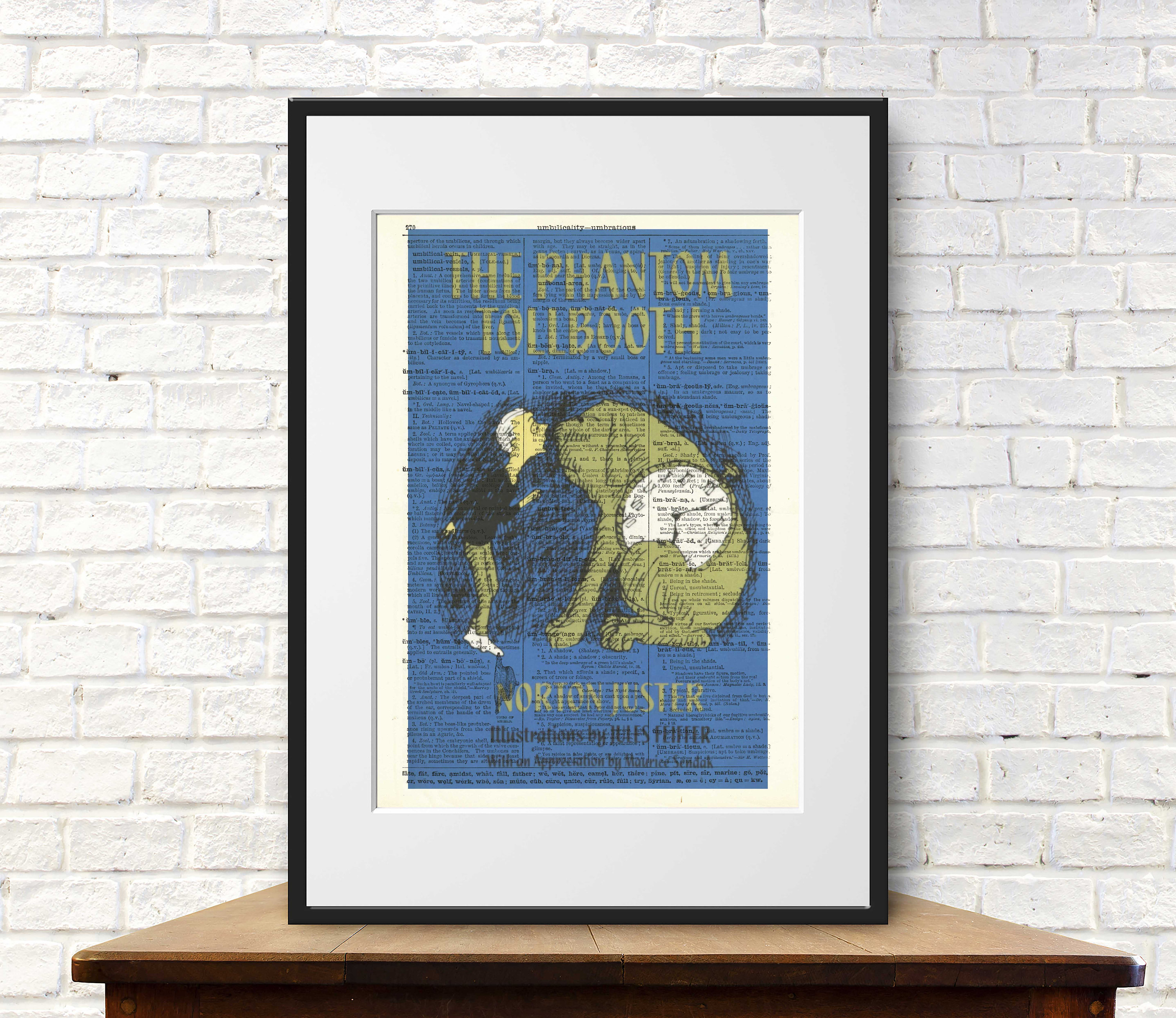 The Phantom Tollbooth by Norton Juster. Book Cover Art Print 