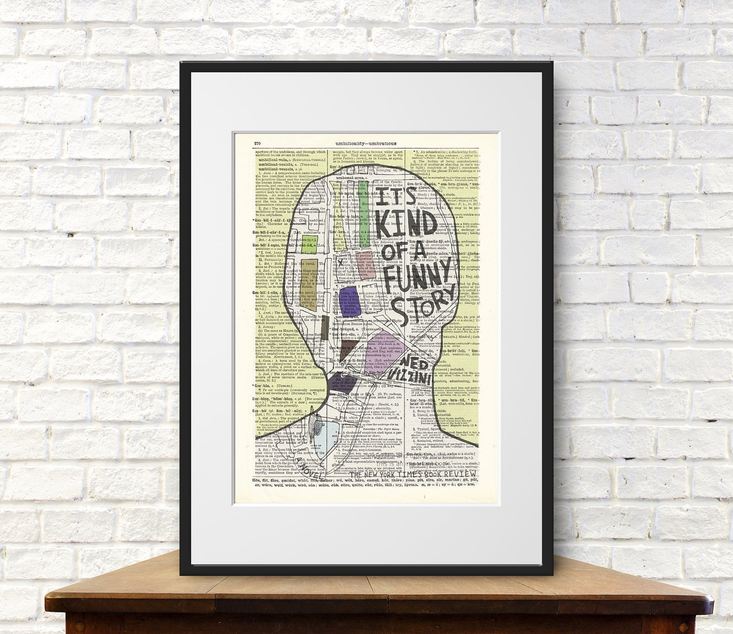 It's Kind of a Funny Story by Ned Vizzini. Book Cover Art - Etsy It's Kind of a Funny Story by Ned Vizzini. Book Cover Art - Etsy