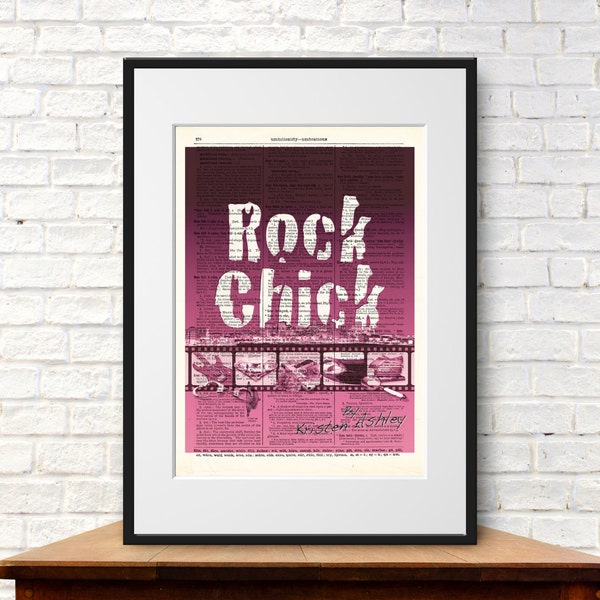 Rock Chick by Kristen Ashley. Book Cover Art Print