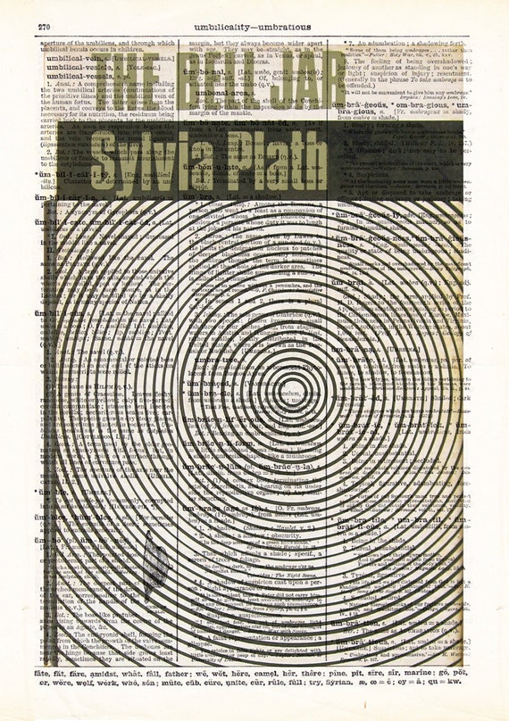 La campana di vetro di Sylvia Plath. Book Cover Art Print 