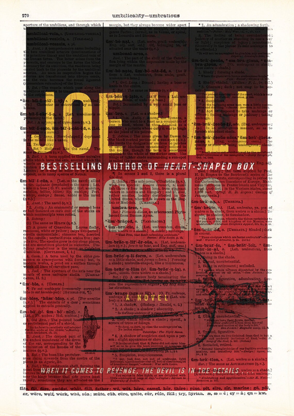 Horns by Joe Hill. Book Cover Art Print Etsy
