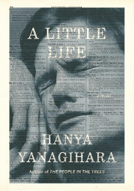 A Little Life by Hanya Yanagihara. Book Cover Art Print -  Israel