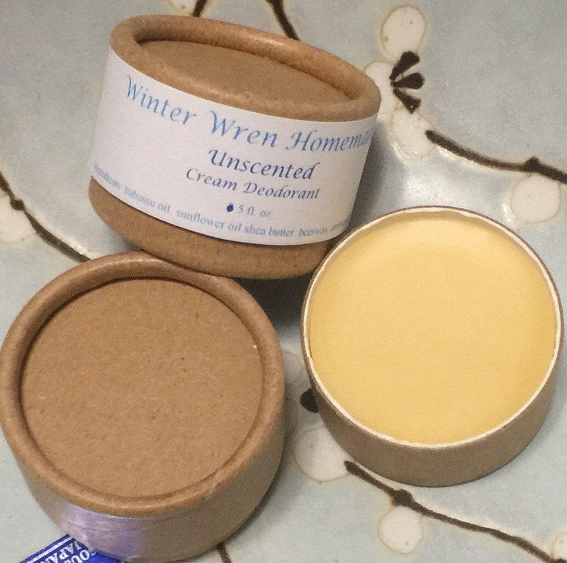 Cream Deodorant in a jar Etsy