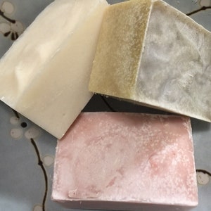 Babassu Salt Bar Soap (instead of coconut). Purifying sea salt & mildly exfoliating! Great kitchen soap and sudsy, bath bar, too!