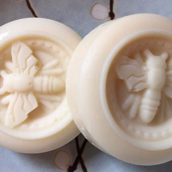 Conditioning, creamy, solid lotion bar can also be used as Hair Gloss! Now available in travel tin!