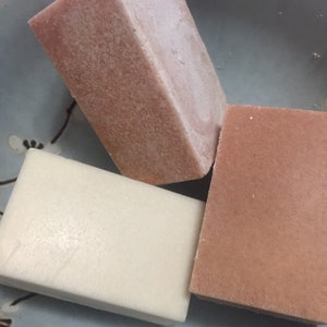Salt Bar w/ Coconut oil and goat milk! Seven varieties!