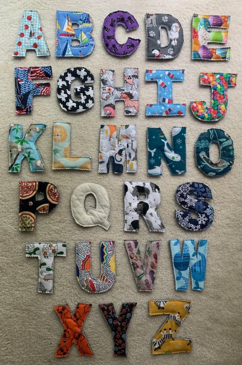 Fabric Alphabet - Etsy