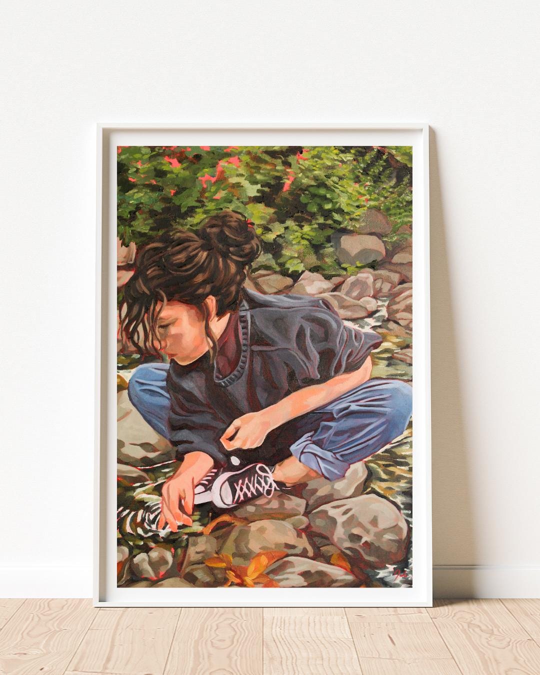 Nature Girl | Oil Painting Art Print - Etsy