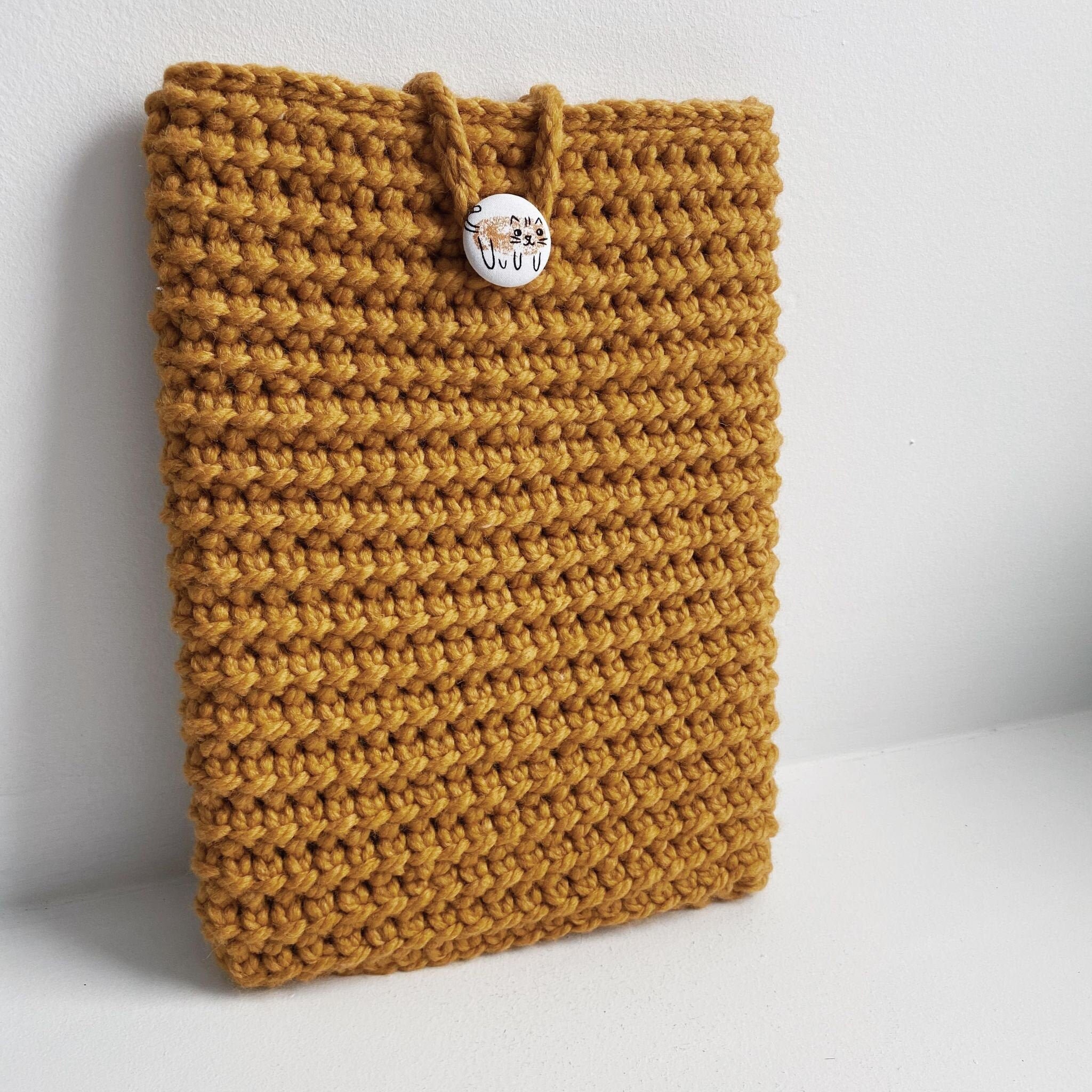 Crochet Laptop Case Laptop Sleeve Chunky Knitted Macbook | Etsy