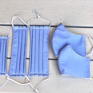 Antimicrobial Face Mask made with BioSmart Fabric and Organic Jersey Knit Lining, Adjustable, Choose your style, Adult & Child sizes