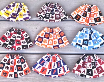 School Spirit Skirt for Elf or 12 inch Doll