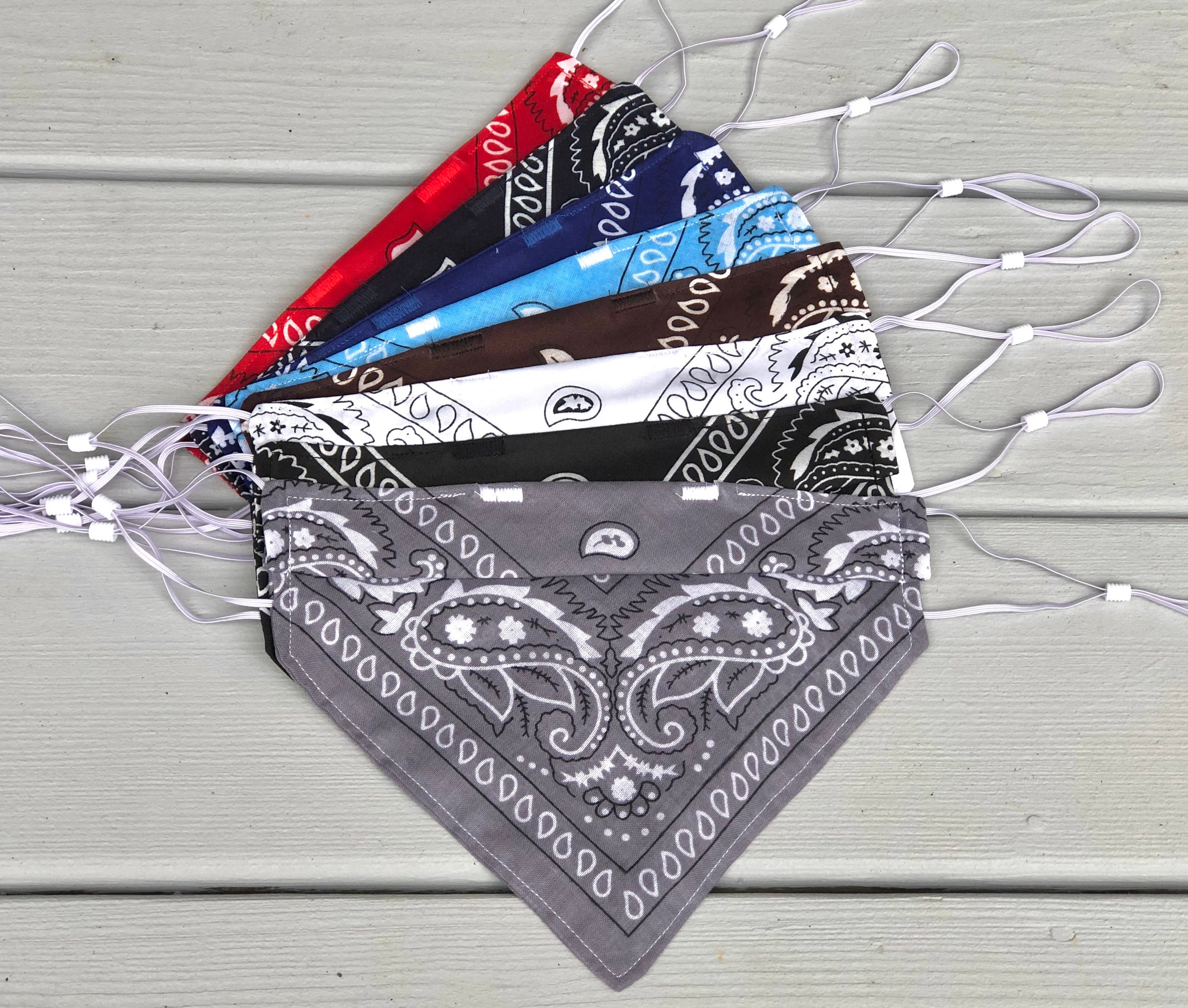 bandana with ear hooks