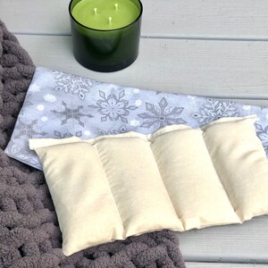 Large Reheatable Rice Bag with Flannel Case: Heat or Cold Pack