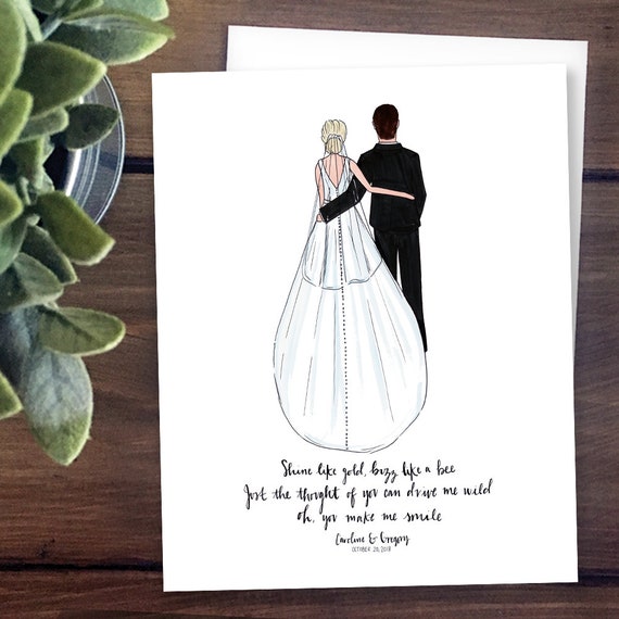 Benutzerdefinierte Braut Brautigam Hochzeit Oder Etsy