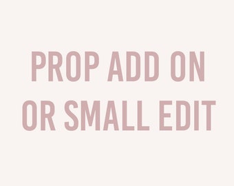 Prop Add On or Small edit to semi-custom design