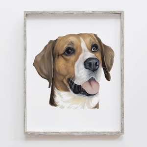 Custom PDF Pet Portrait Drawing - illustration to use for cocktail sign or wedding invitations, print on your own, gift, for the home art