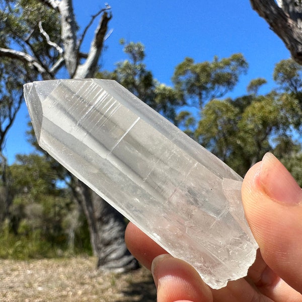 Lemurian Seed Quartz Crystal with Stunning Clarity and Luster | Serra do Cabral Brazil | Closed Mine | ULTRA RARE