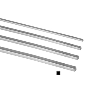 Adornville® Solido Argento Sterling 925 Filo QUADRATO 6" - 20 Piedi Morbido Calibri 8 - 24 Gioielli Made in USA