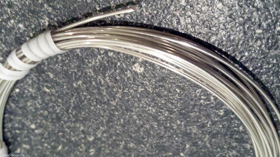10FT Sterling Silver 925 Round Wire 12,14,16,18,19,20,21,22,24,26 Gauge 12/"