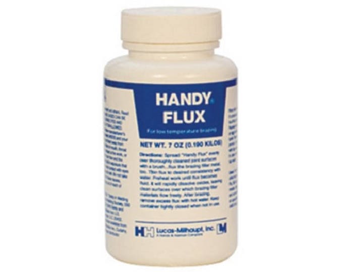 Handy Flux Paste 7oz Jar W/brush Silver Copper Gold GF SF Brass Bronze