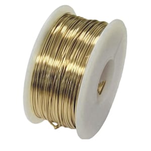 Adornville® Red Brass "Jewelers Bronze, NuGold" Round Wire-Spools-Dead Soft-Bare-USA Made