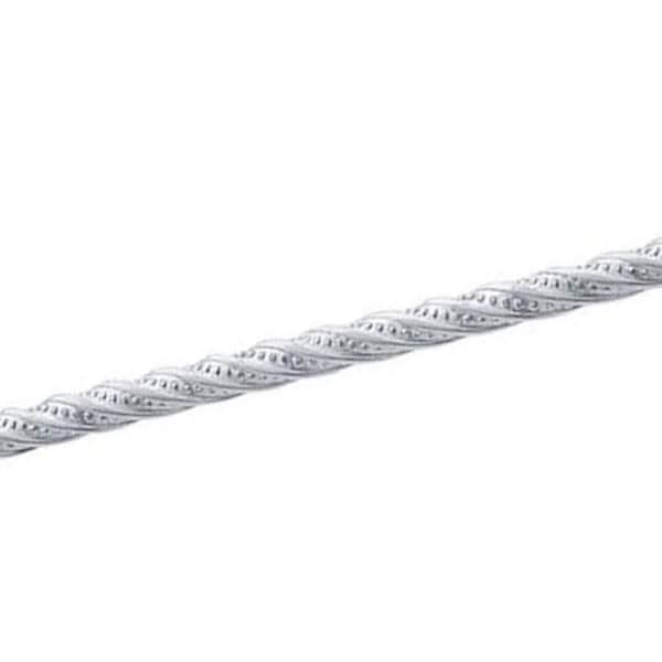 Adornville® SOLID 925 Sterling Silver Sparkle TWIST Pattern Wire 6-24 Inches 2.03mm Approx Gauge 12 Dead Soft USA Made Jewelry