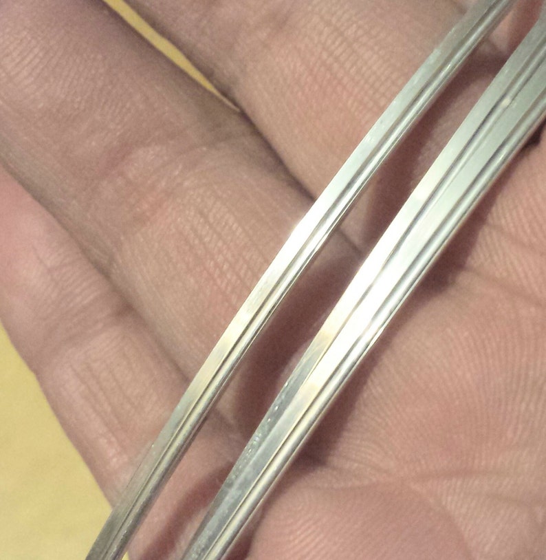 Solid 925 Sterling Silver STEP Bezel Wire 12 24 Inches 5ft Etsy