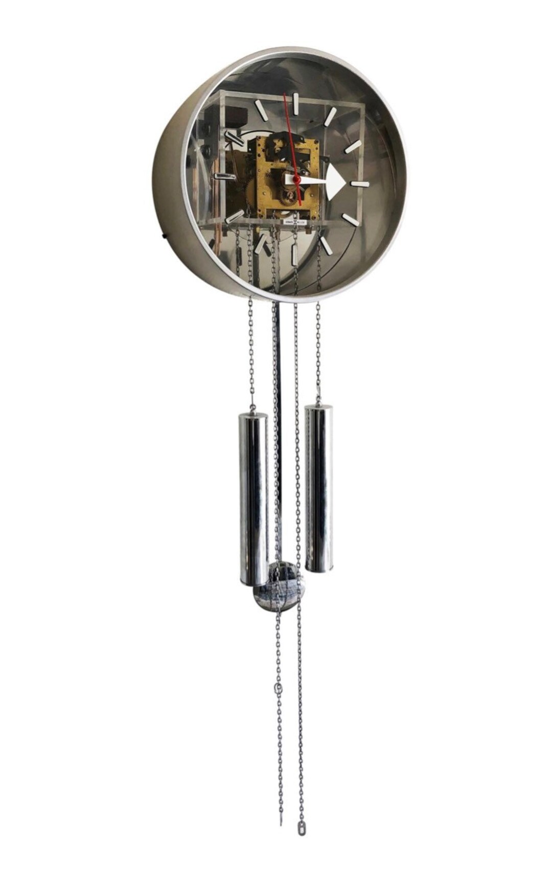 Mid Century Howard Miller Pendulum Clock, Nelson for Howard