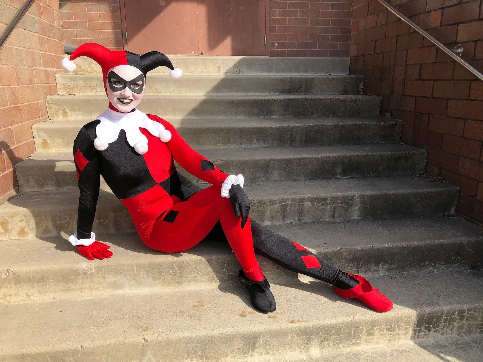 Classic Harlequin Jester Suit