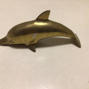 Vintage Brass Dolphin