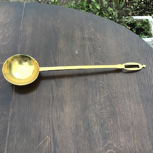 Vintage Large Brass Spoon