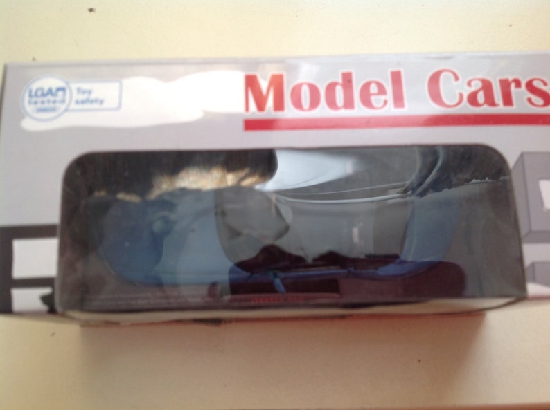 BMW 24 Blue Vintage Model Car