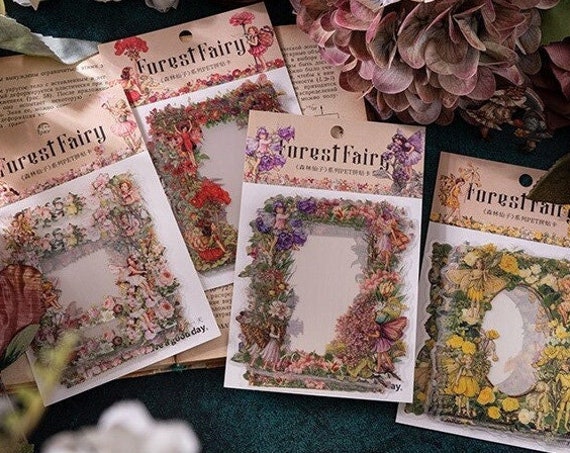 Fairy Flower Frame Stickers