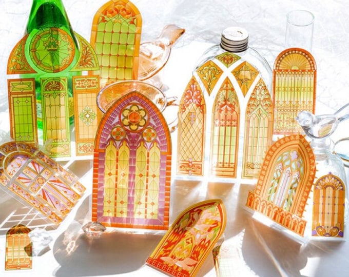 Stained Glass Window Stickers