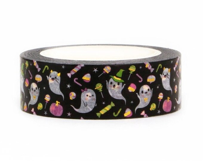 Candy Ghost Washi Tape, Foil 15mm