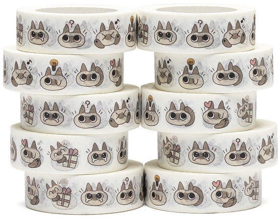Gift Cat Washi Tape, 15mm