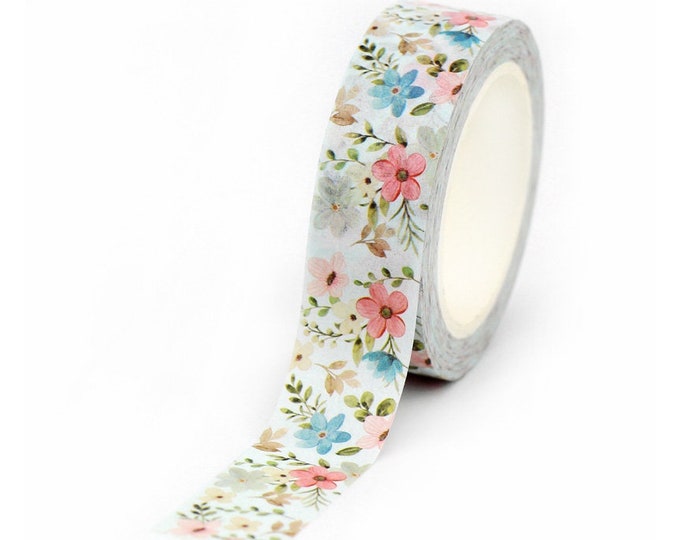 Floral Paper Washi, 15mm