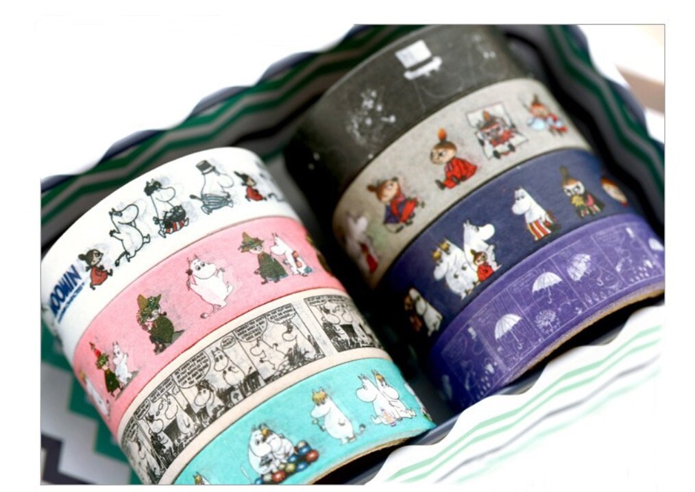 Moomin Rubber Stamps - Washi Tape Friends – Cute Things from Japan