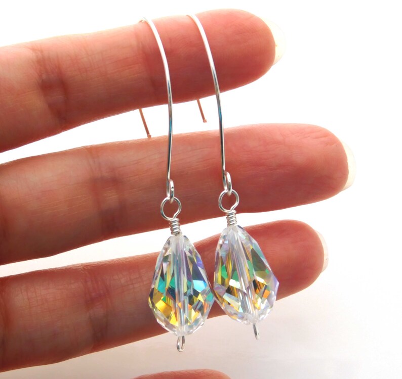 Gioielli Argento 925 Set Con Cristalli - Collana E Orecchini A - Foto 11