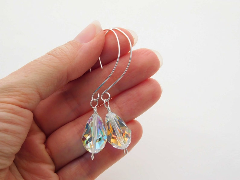 Gioielli Argento 925 Set Con Cristalli - Collana E Orecchini A - Foto 2