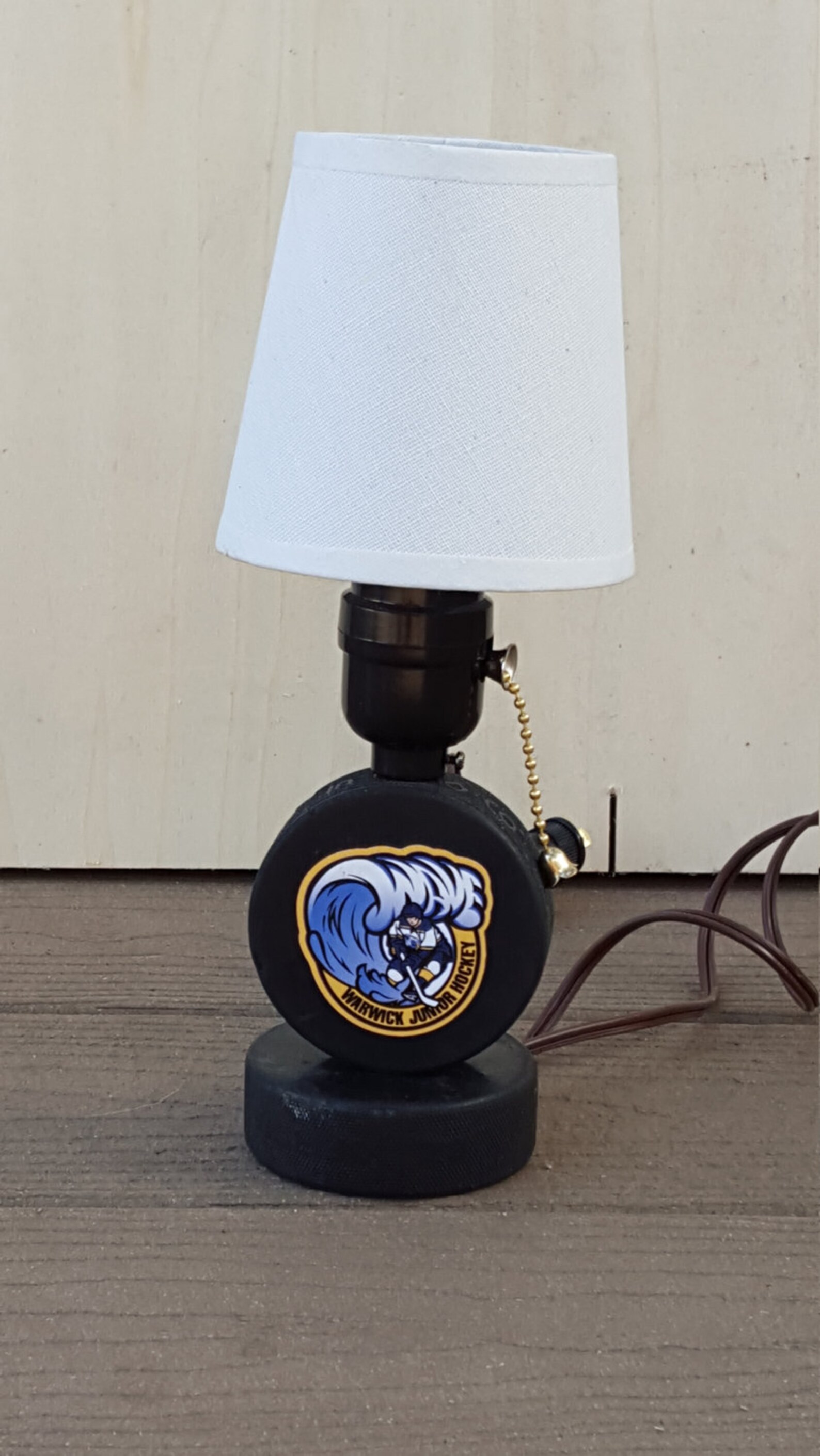 Hockey Puck Lamp Etsy