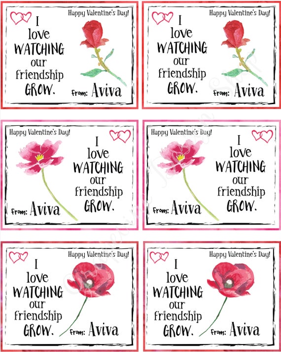 Valentine cards for kids. Children's School Valentine | Etsy