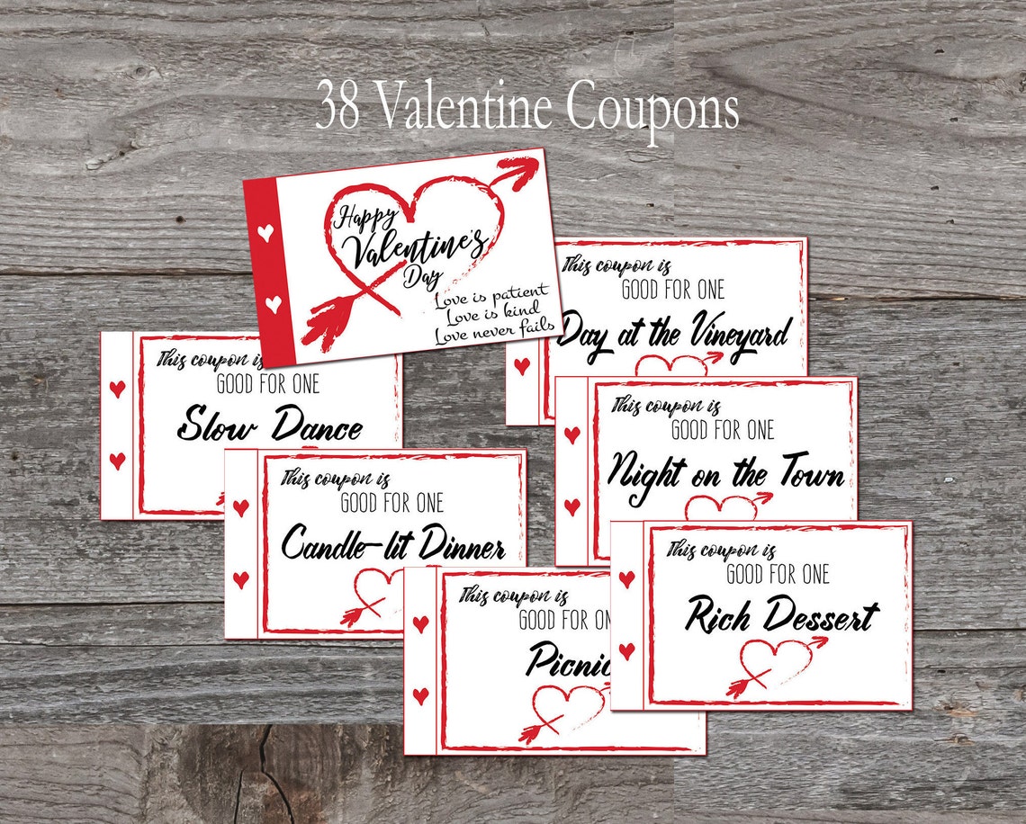 Love Coupon Book Anniversary Coupon Book Birthday Coupons Etsy