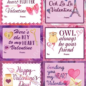 Valentine Cards for Kids Printable Valentine Children's Valentine's Day ...