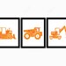 Construction Equipment Print. Boys Bedroom Print. Instant Download ...