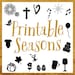 Printable Seasons