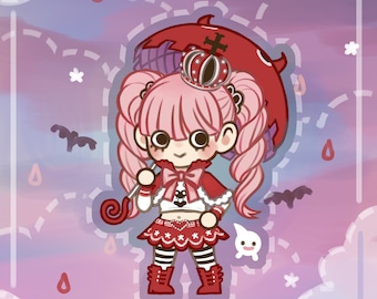 Perona Vinyl Sticker (clear), 3"